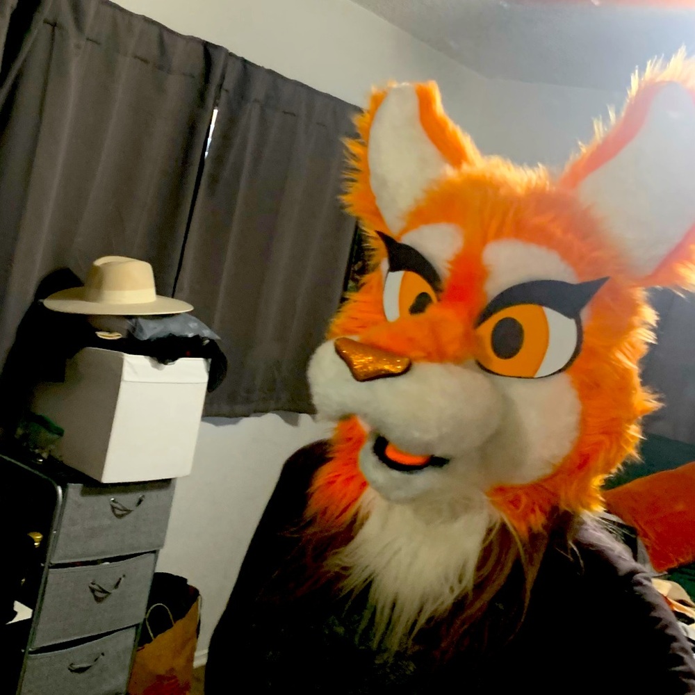 FOX FURRY COSTUME HEAD 🦊